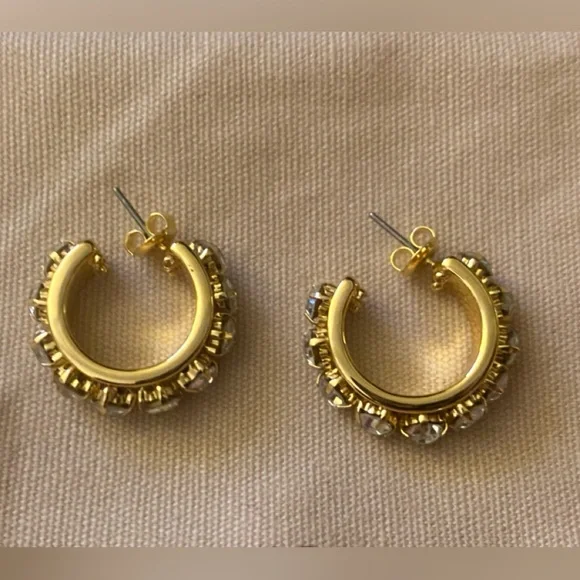 🌞✨Mignonne Gavigan Wynnie Crystal Hoops!✨🌞 - Picture 4 of 6